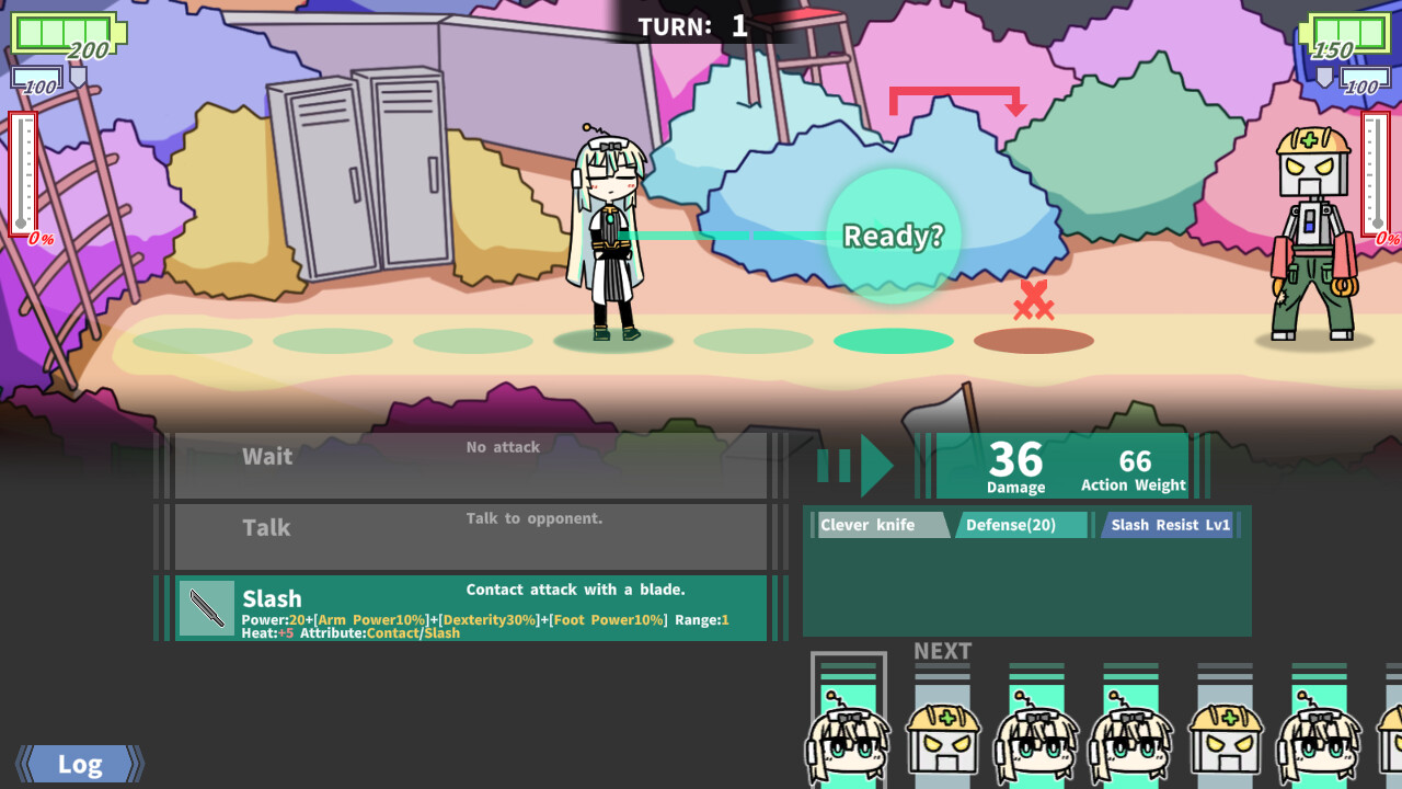 Robot Girl's Dream: Robot Battle Championship - Screenshot 1