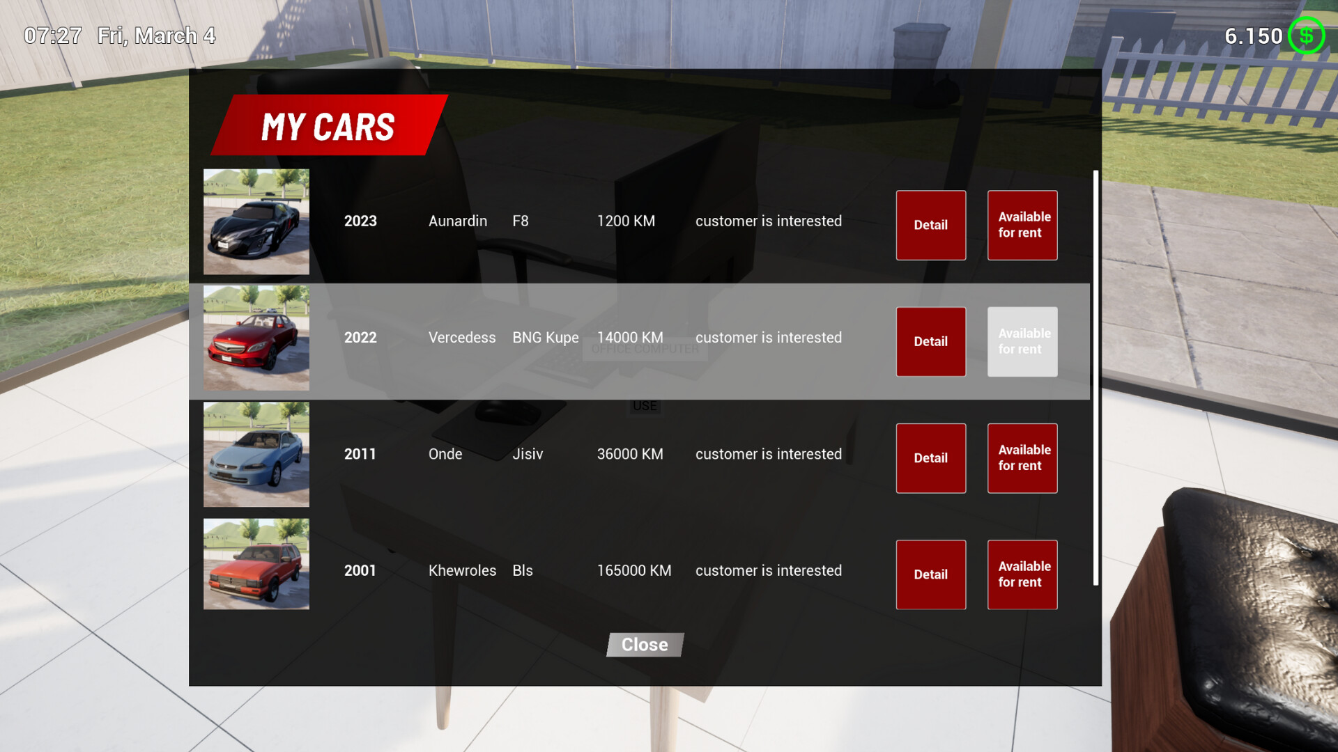 Rent A Car Simulator 24 - Screenshot 7