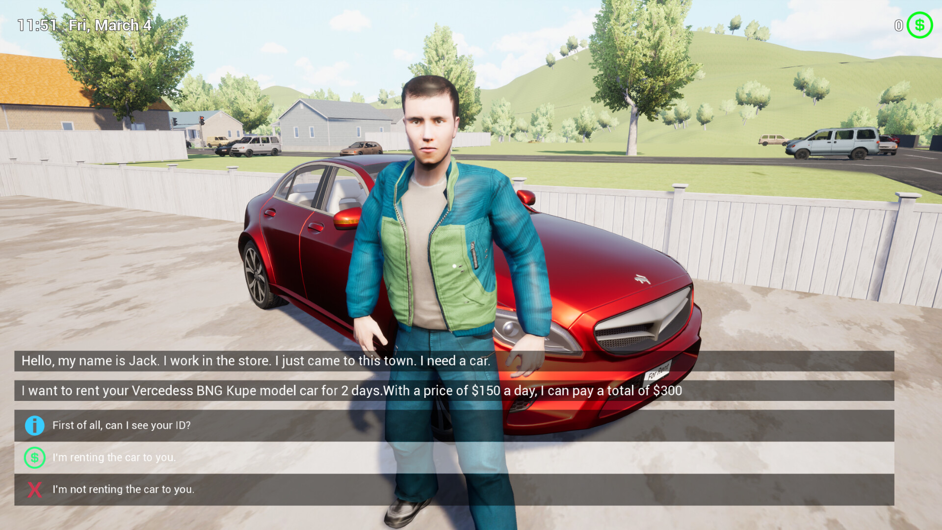 Rent A Car Simulator 24 - Screenshot 1