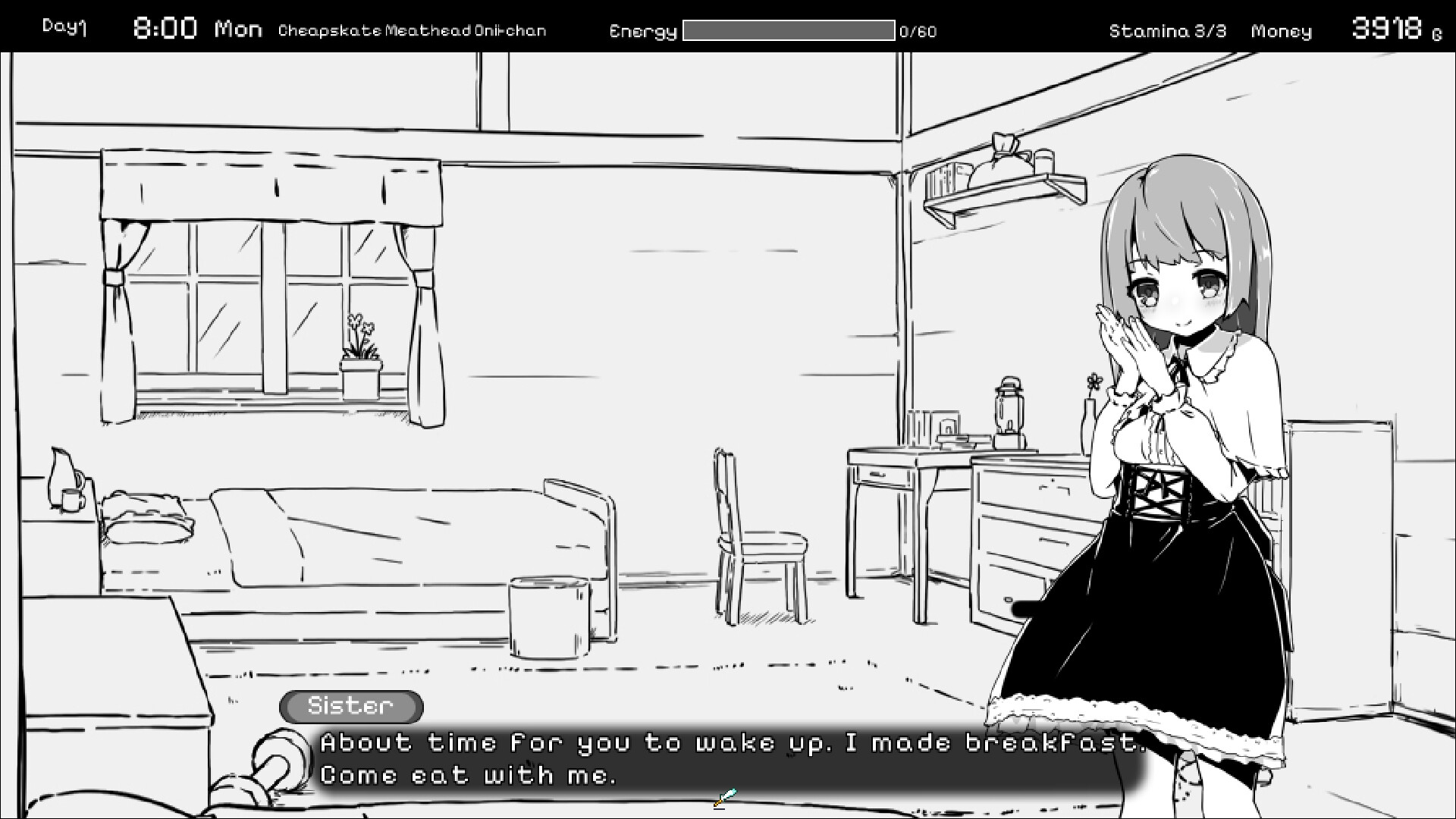 Living With Sister: Monochrome Fantasy - Screenshot 1