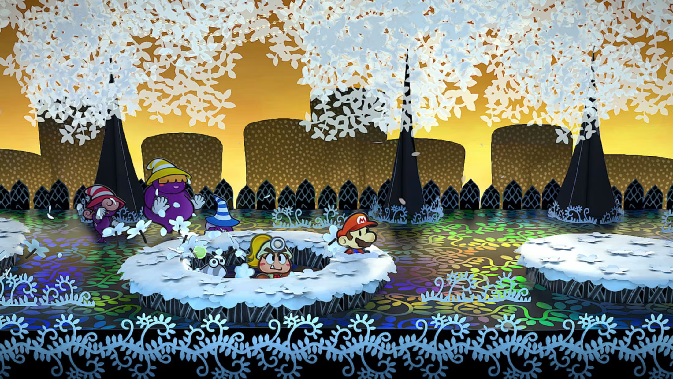 A screenshot from Paper Mario: The Thousand-Year Door
