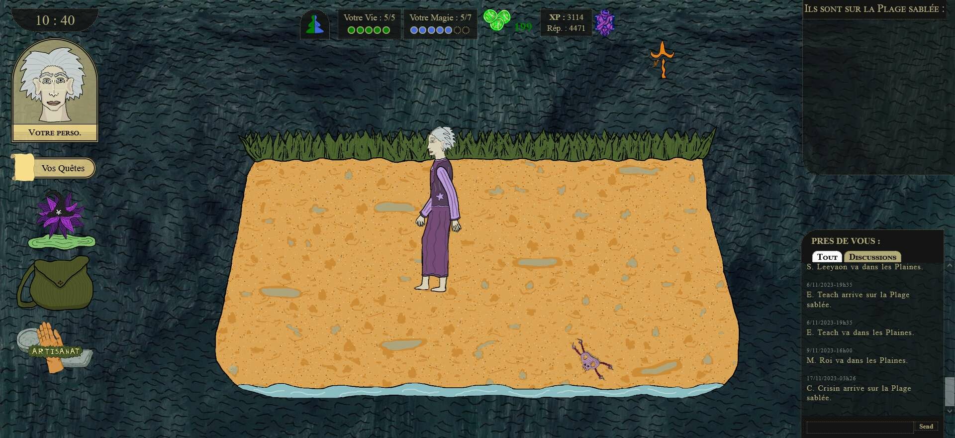 Erentis, l'académie de magie - Screenshot 2