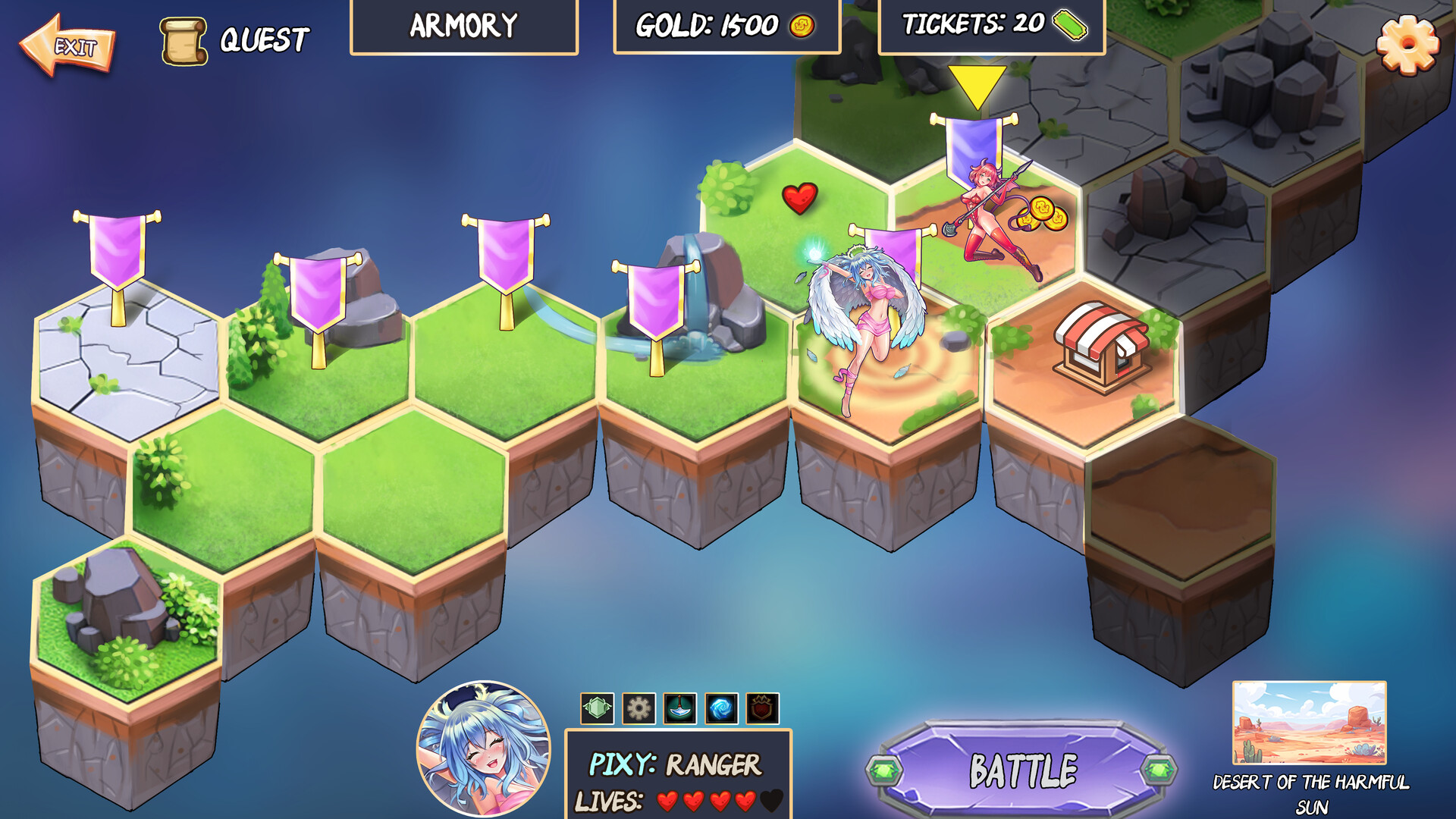 Backpack Quest: Battles And Adventures - Screenshot 3