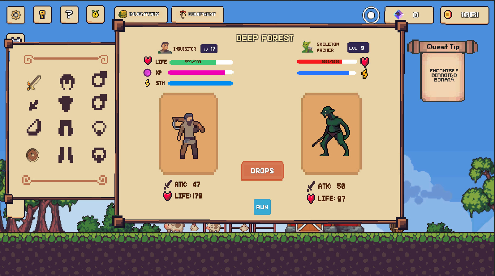 Incremental Town RPG - Screenshot 1