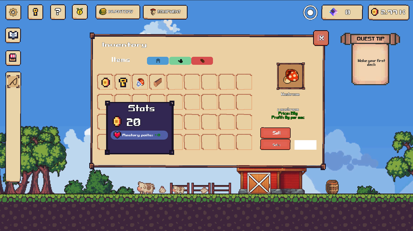 Incremental Town RPG - Screenshot 3