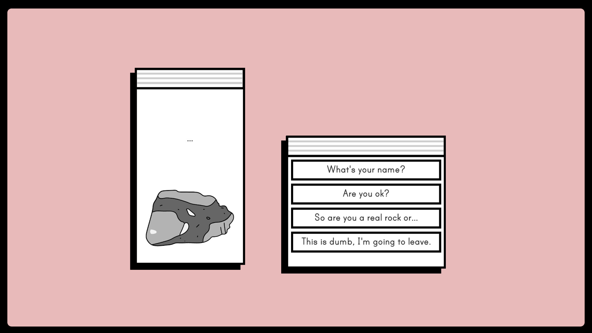 Conversation With a Rock - Screenshot 1