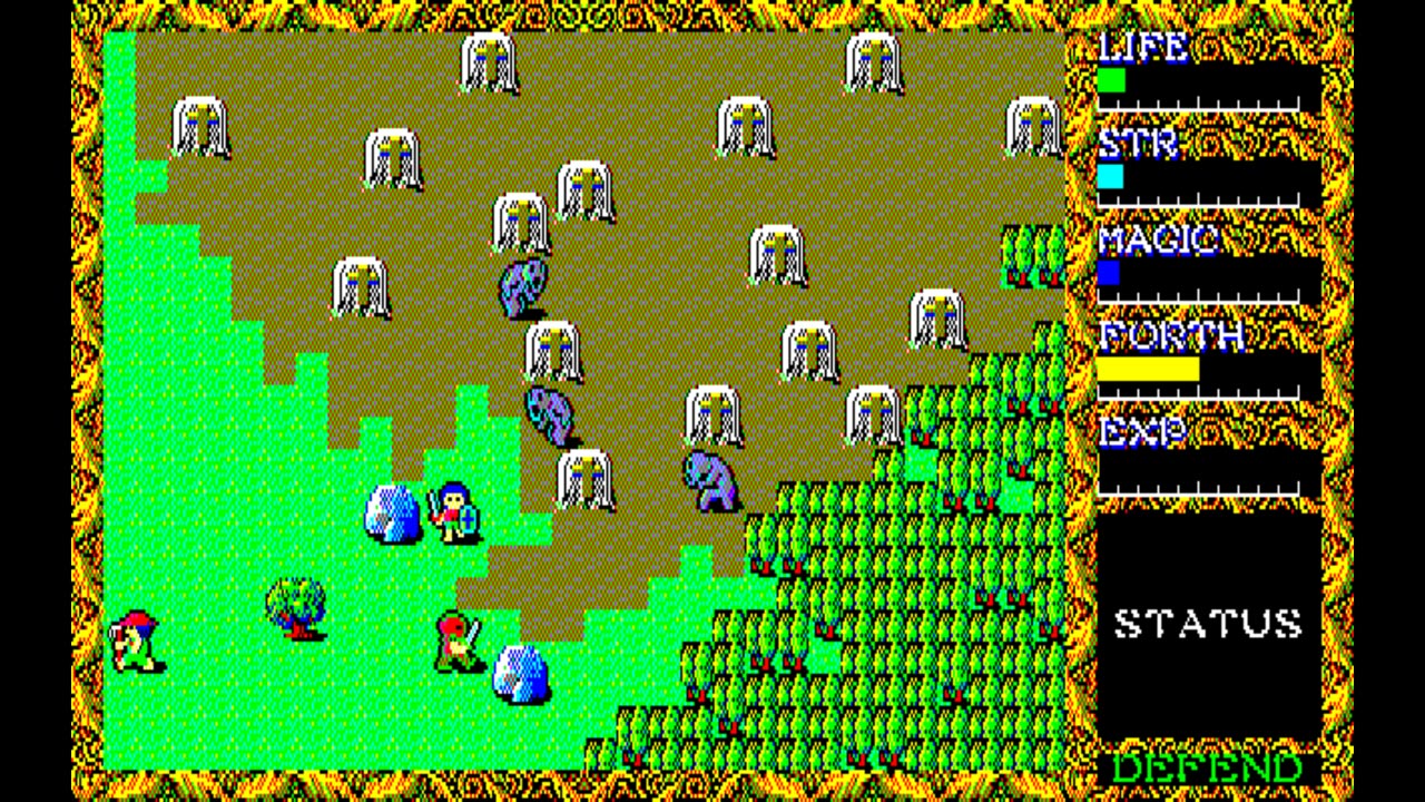 Eggconsole Hydlide II PC-8801 - Screenshot 1