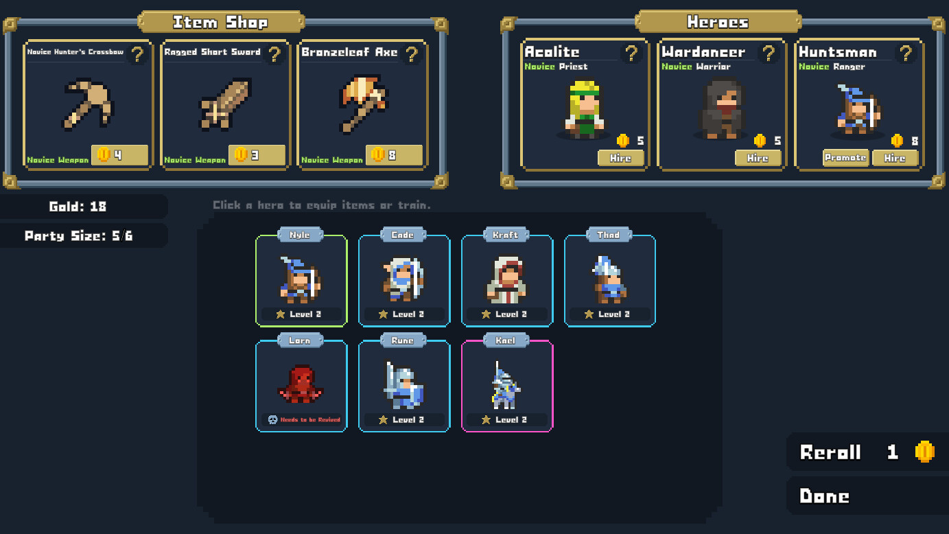 Hero's Warband - Screenshot 3