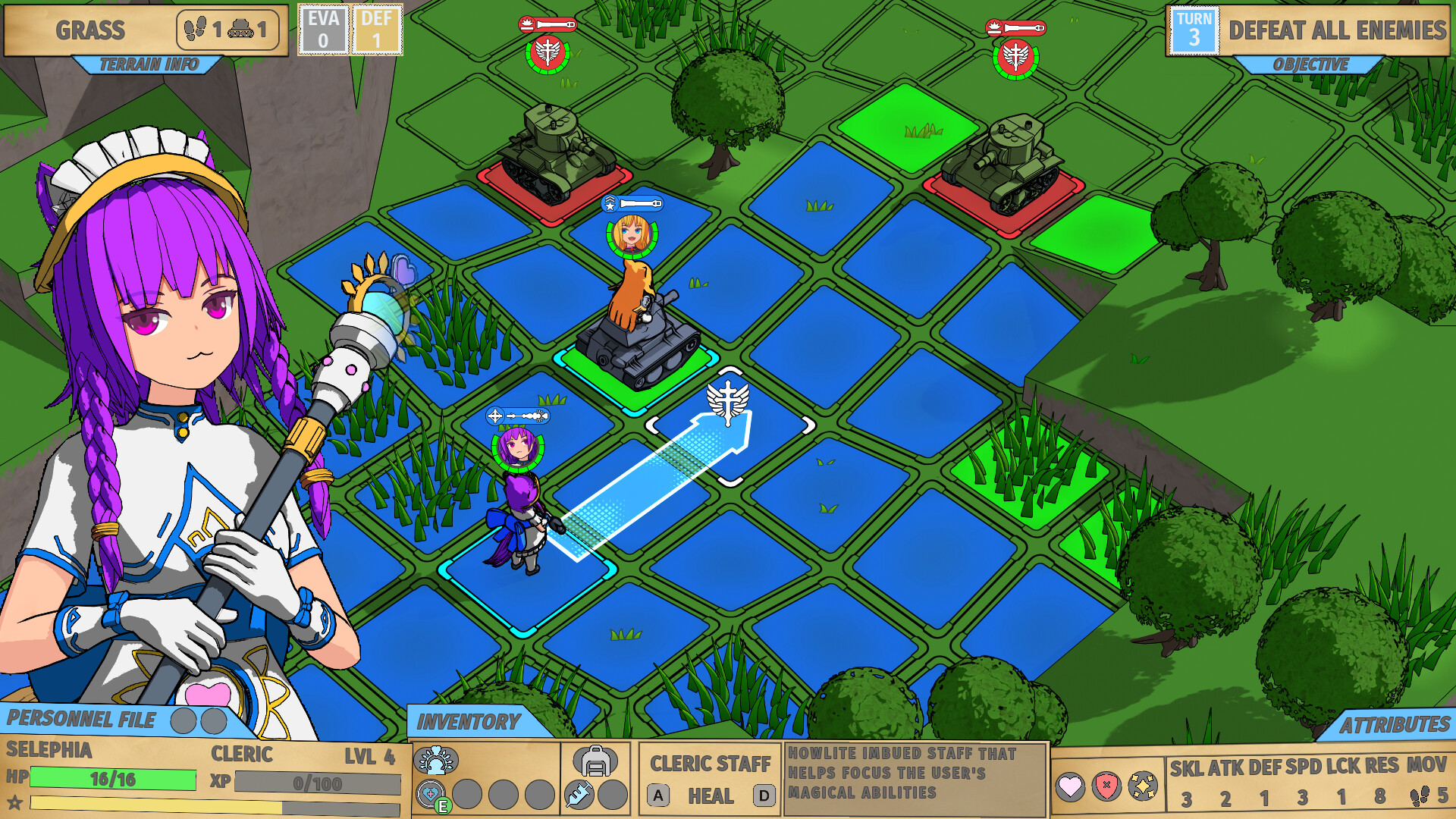 Shimapanzer Strike! - Screenshot 2