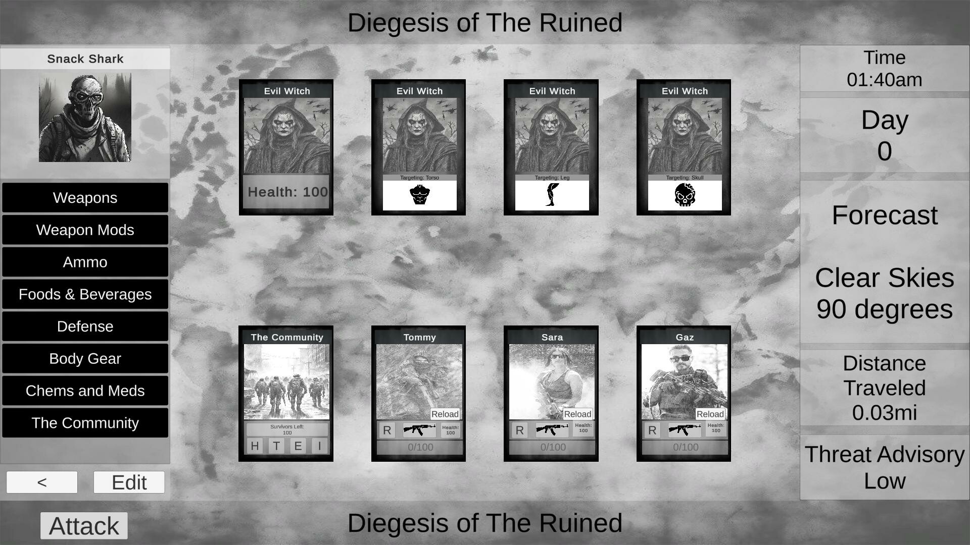 Diegesis of The Ruined - Screenshot 1