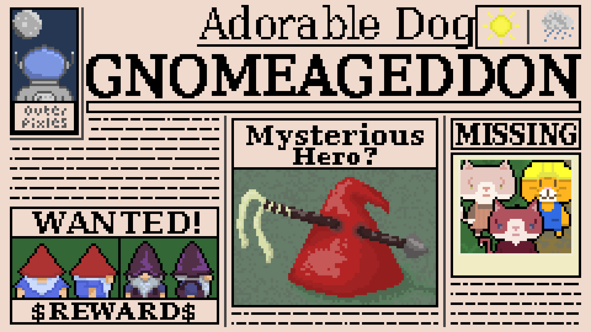 Adorable Dog: Gnomeageddon - Screenshot 3