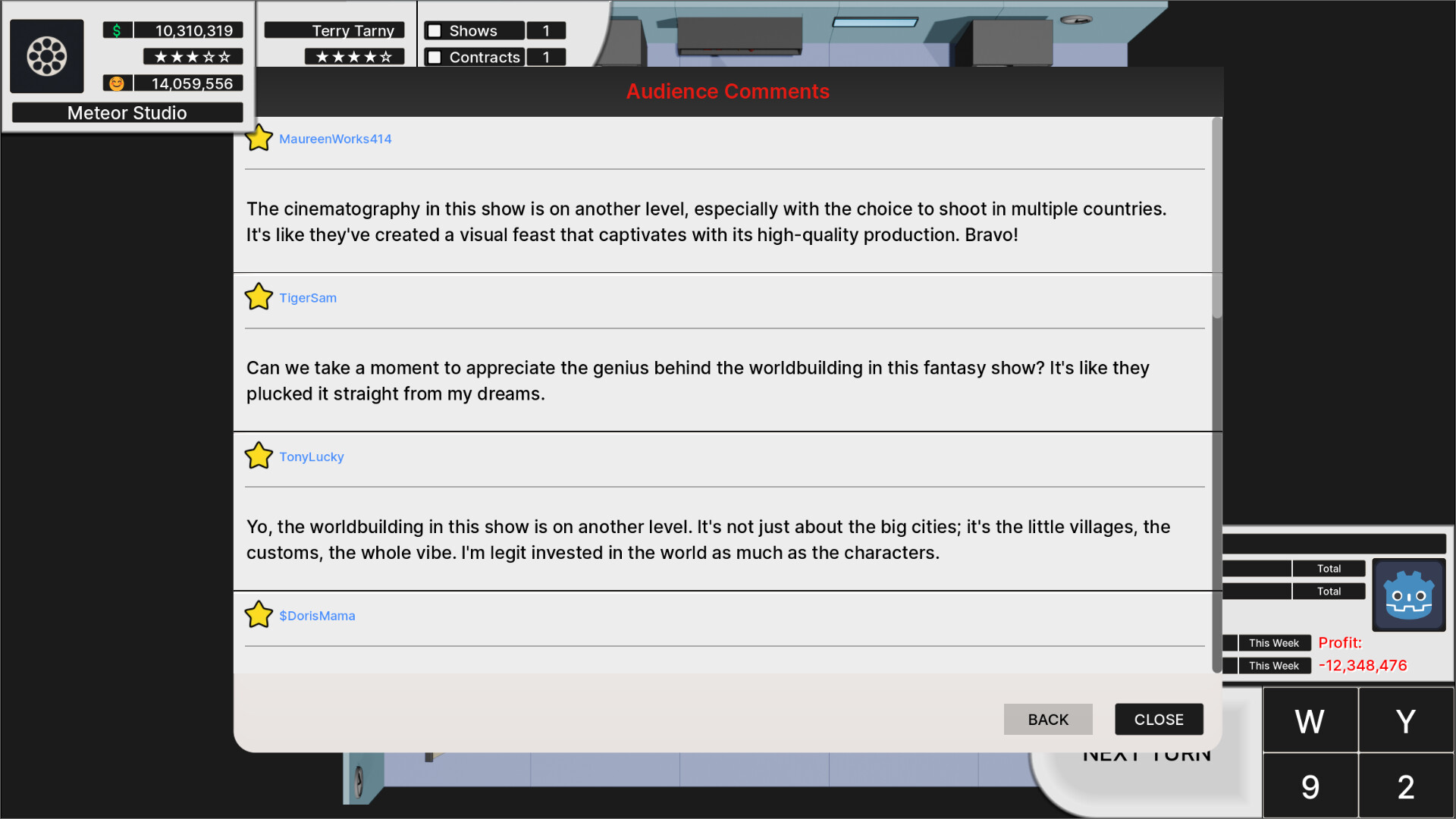 TV Show Tycoon - Screenshot 12
