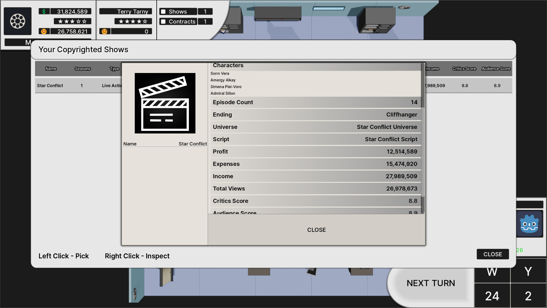 TV Show Tycoon - Screenshot 10