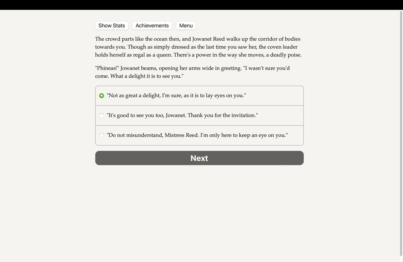 Love Undying: A Kiss Before Dawn - Screenshot 1