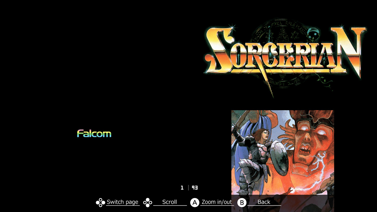 Eggconsole Sorcerian PC-8801mkIISR - Screenshot 1