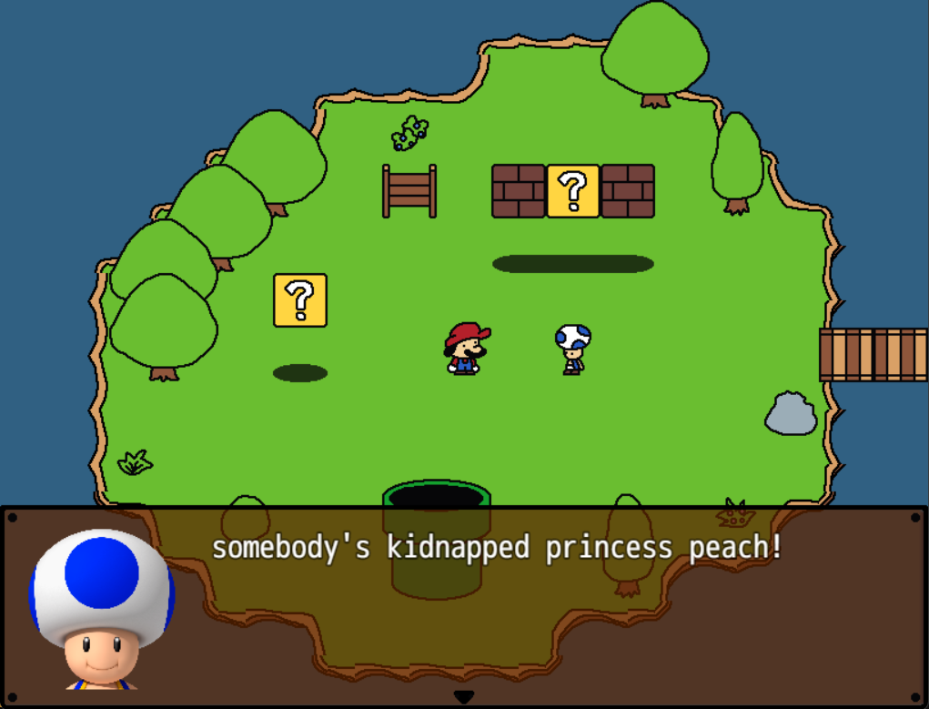 Super Mario Funny RPG - Screenshot 1