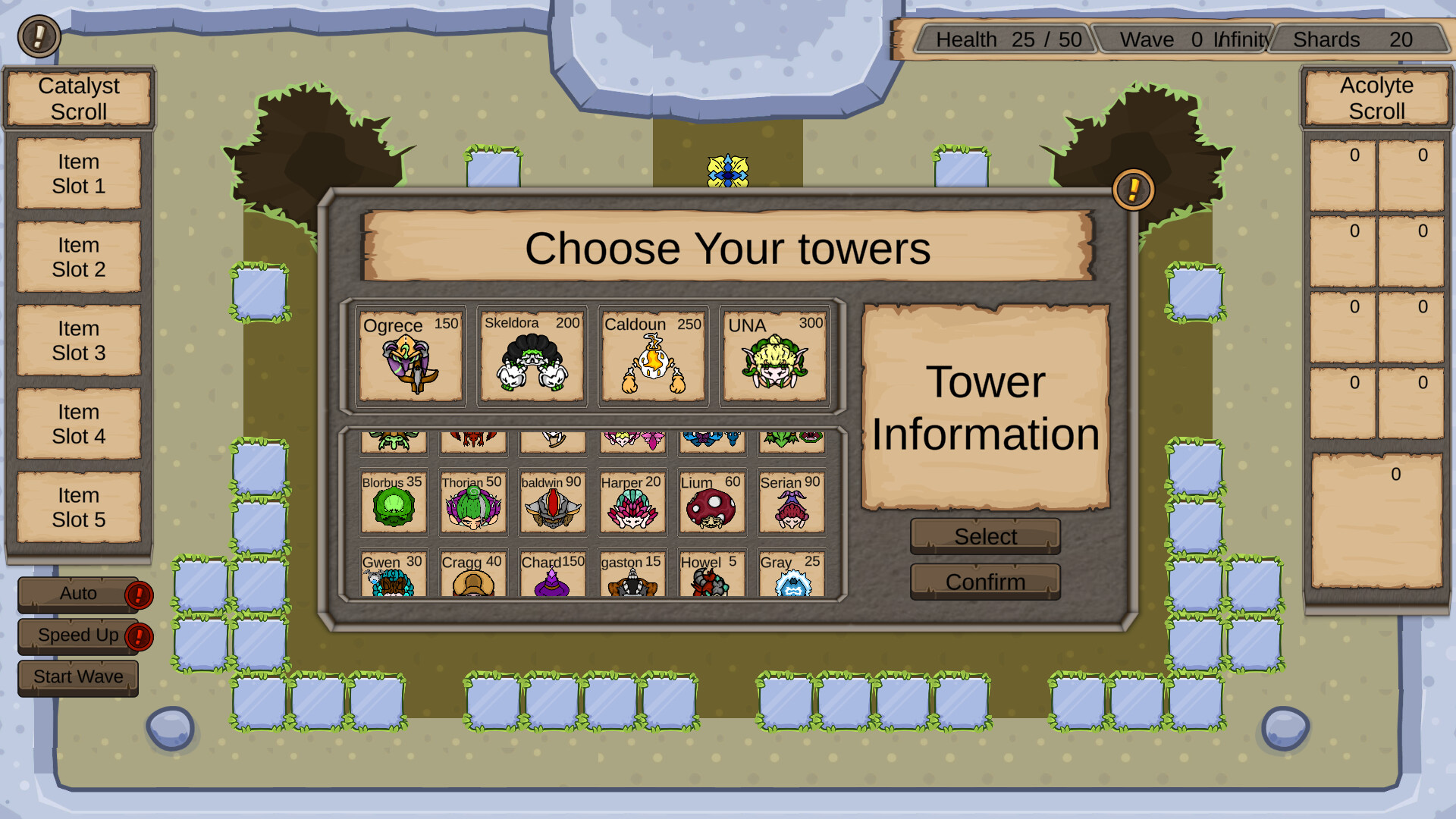 The Catalyst Acolyte Tower Defense - Screenshot 1