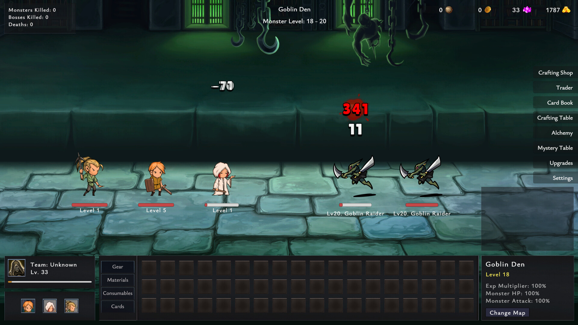 Treasure Hunter: Idle RPG - Screenshot 1