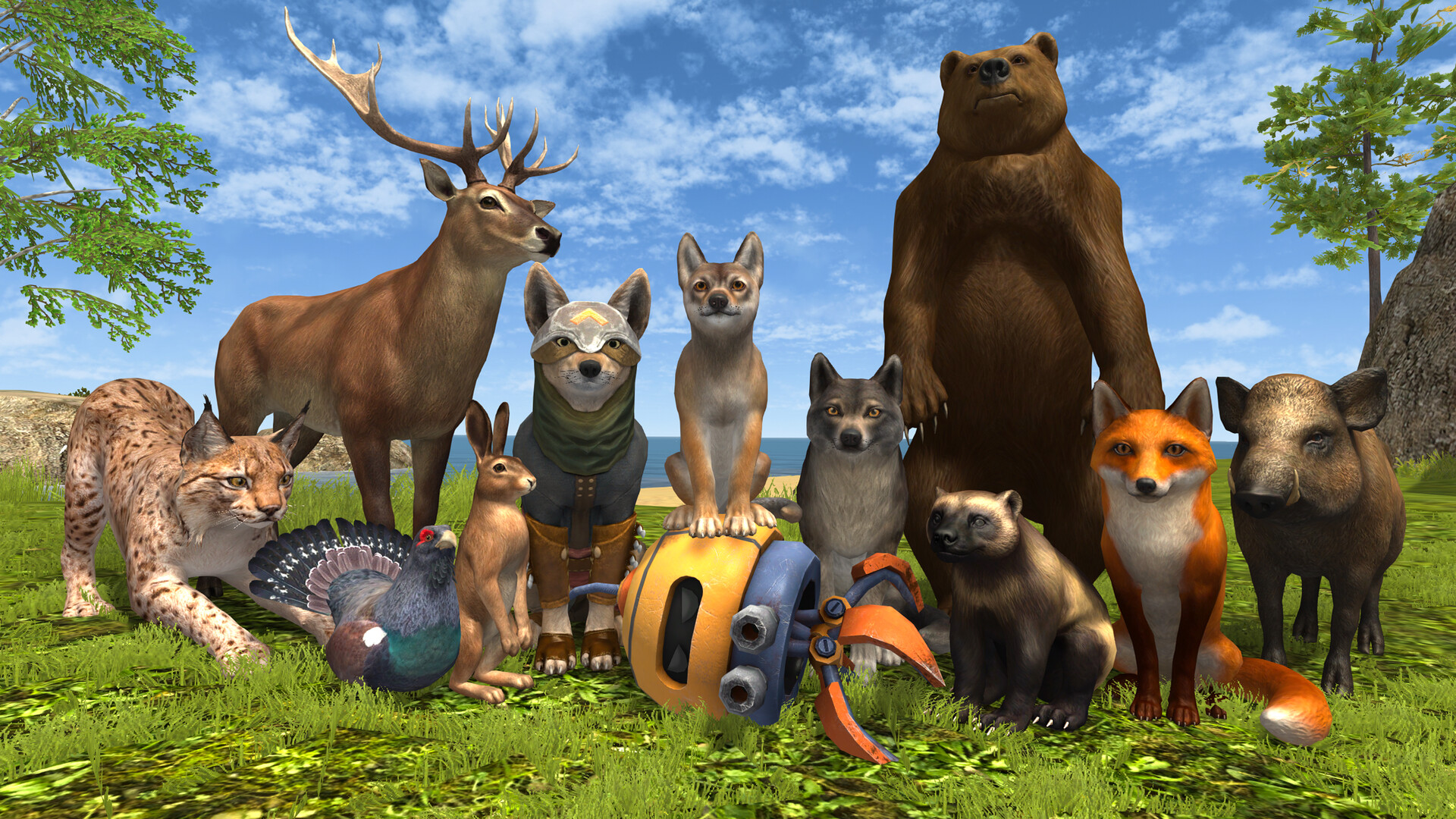 Wolf Hero: Animals vs. Robots - Screenshot 5