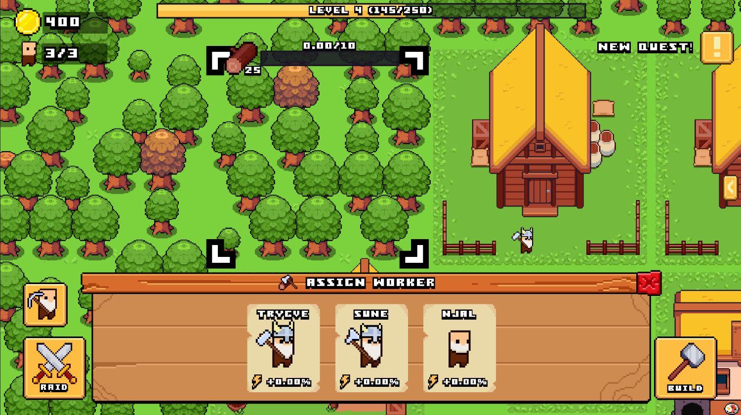 Pixel Tribe: Viking Kingdom - Screenshot 1