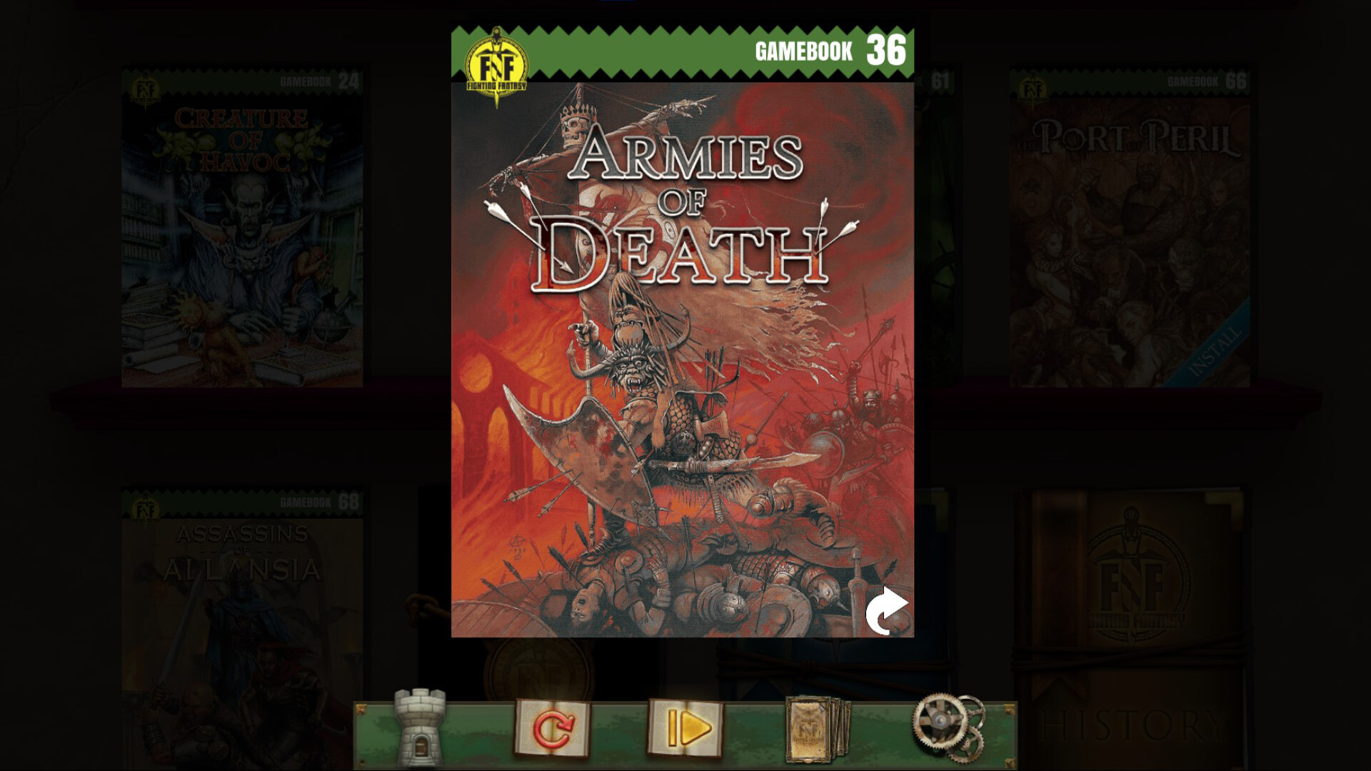 Fighting Fantasy Classics: Armies of Death - Screenshot 4