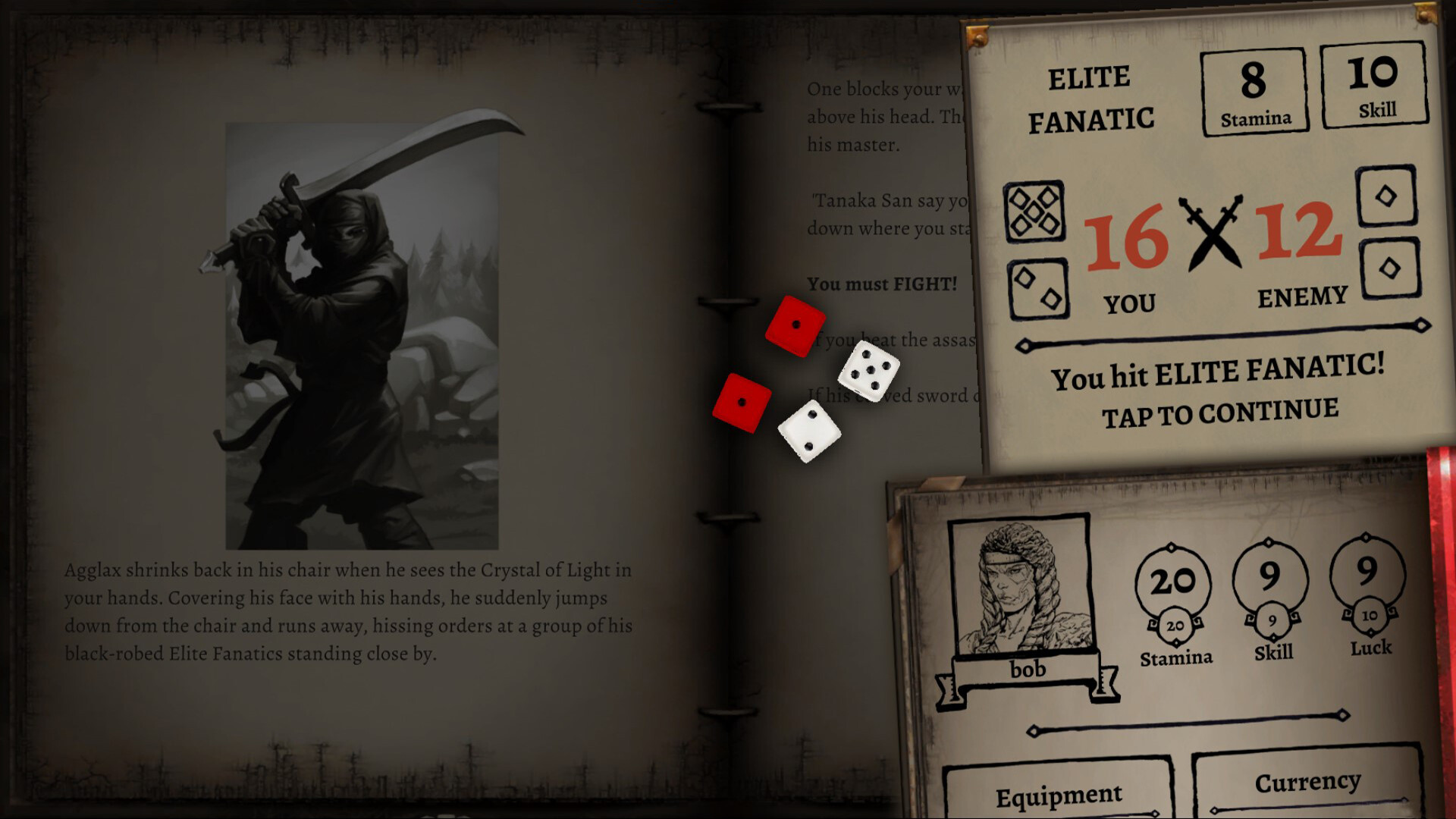 Fighting Fantasy Classics: Armies of Death - Screenshot 2