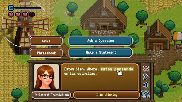 Newcomer: A Language Learning RPG - Screenshot 6