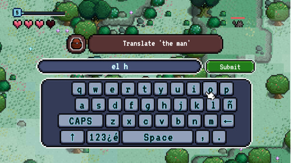 Newcomer: A Language Learning RPG - Screenshot 1