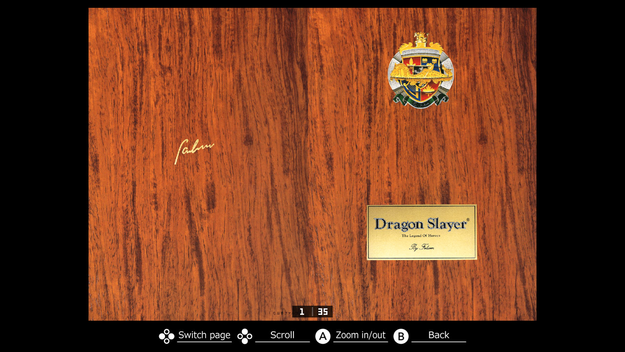 Eggconsole Dragon Slayer: The Legend of Heroes PC-8801mkIISR - Screenshot 2