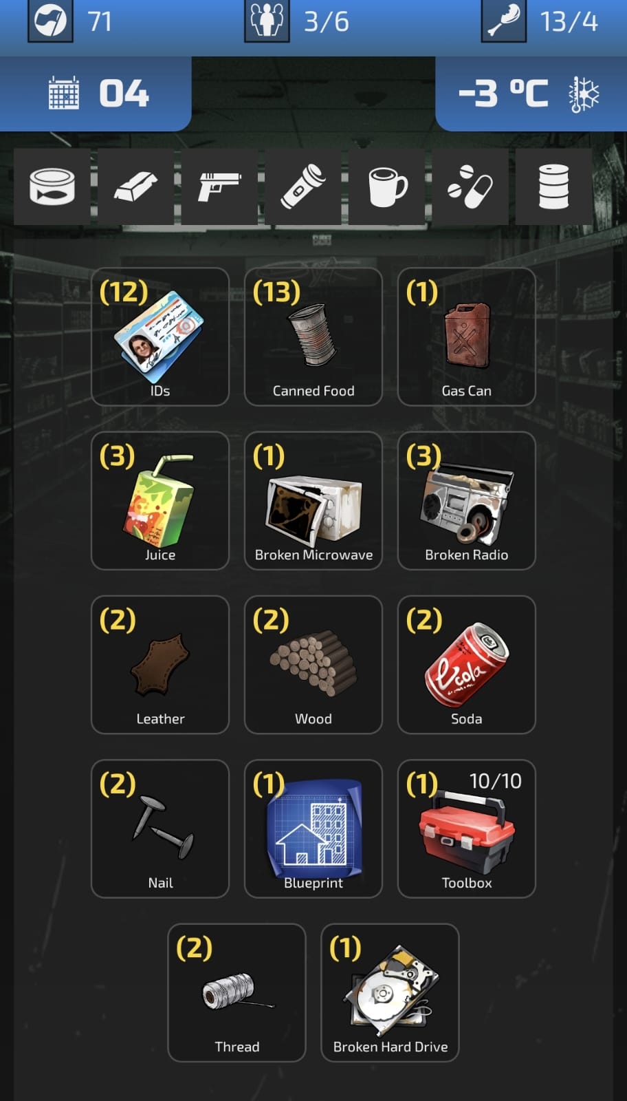 Frost Survivors: Text Game - Screenshot 5