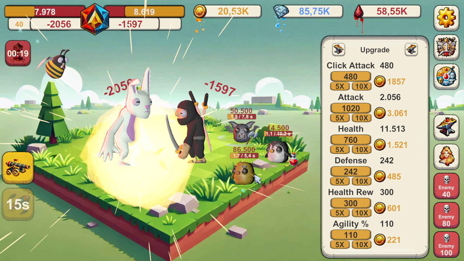 Infinite Idle: Online Clicker RPG - Screenshot 1