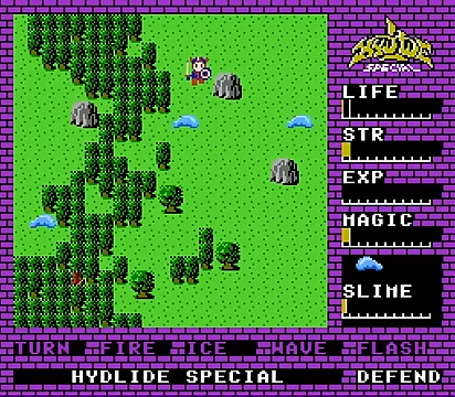 Hydlide - Screenshot 1