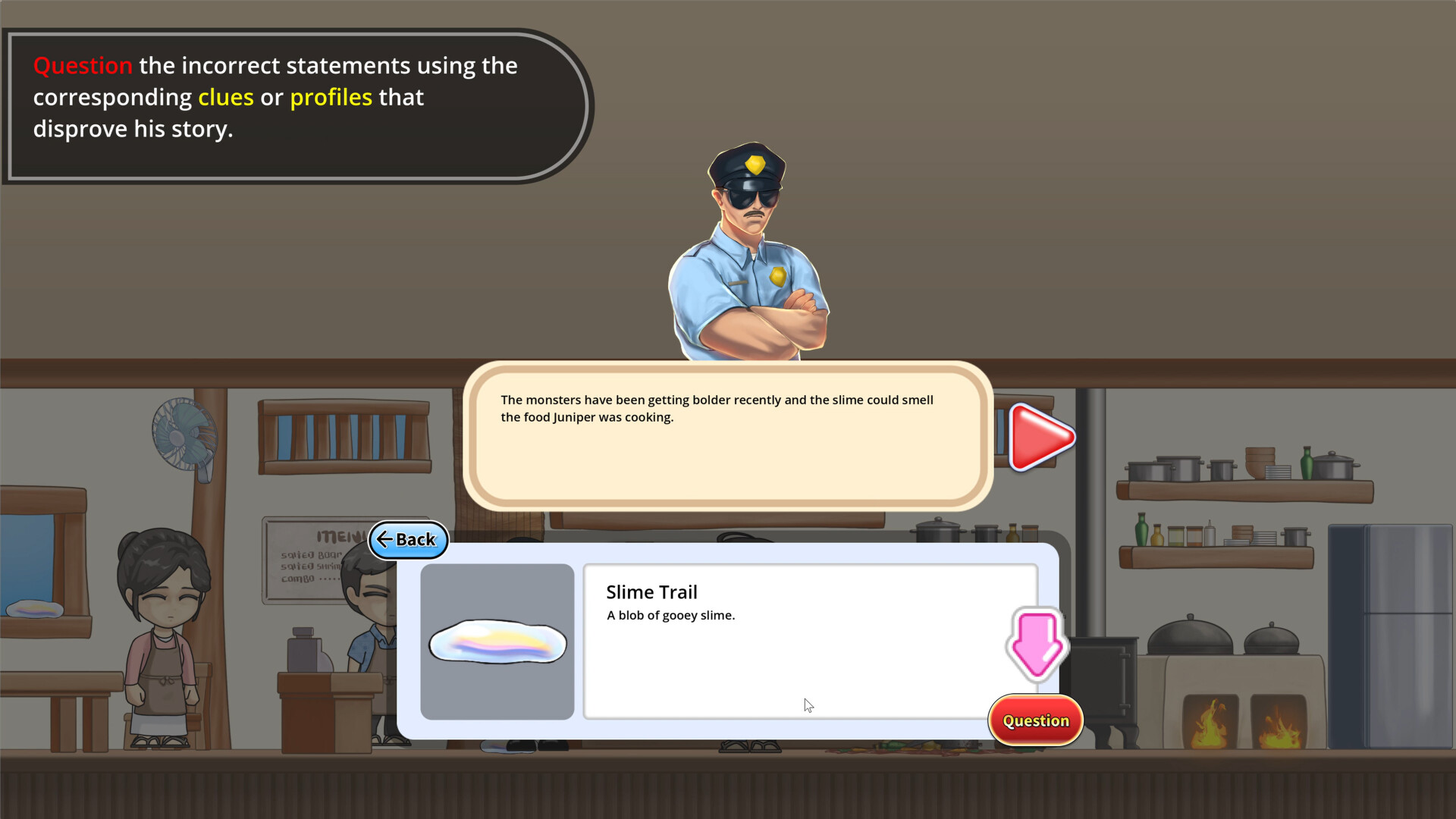 Slime in a Trench Coat: A Cooking Mystery - Screenshot 1