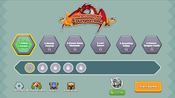 Minesweeper & Dungeon RPG - Screenshot 2