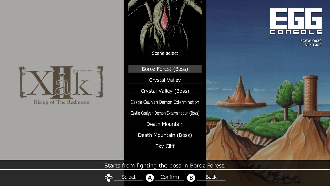 Eggconsole Xak II PC-8801mkIISR - Screenshot 4