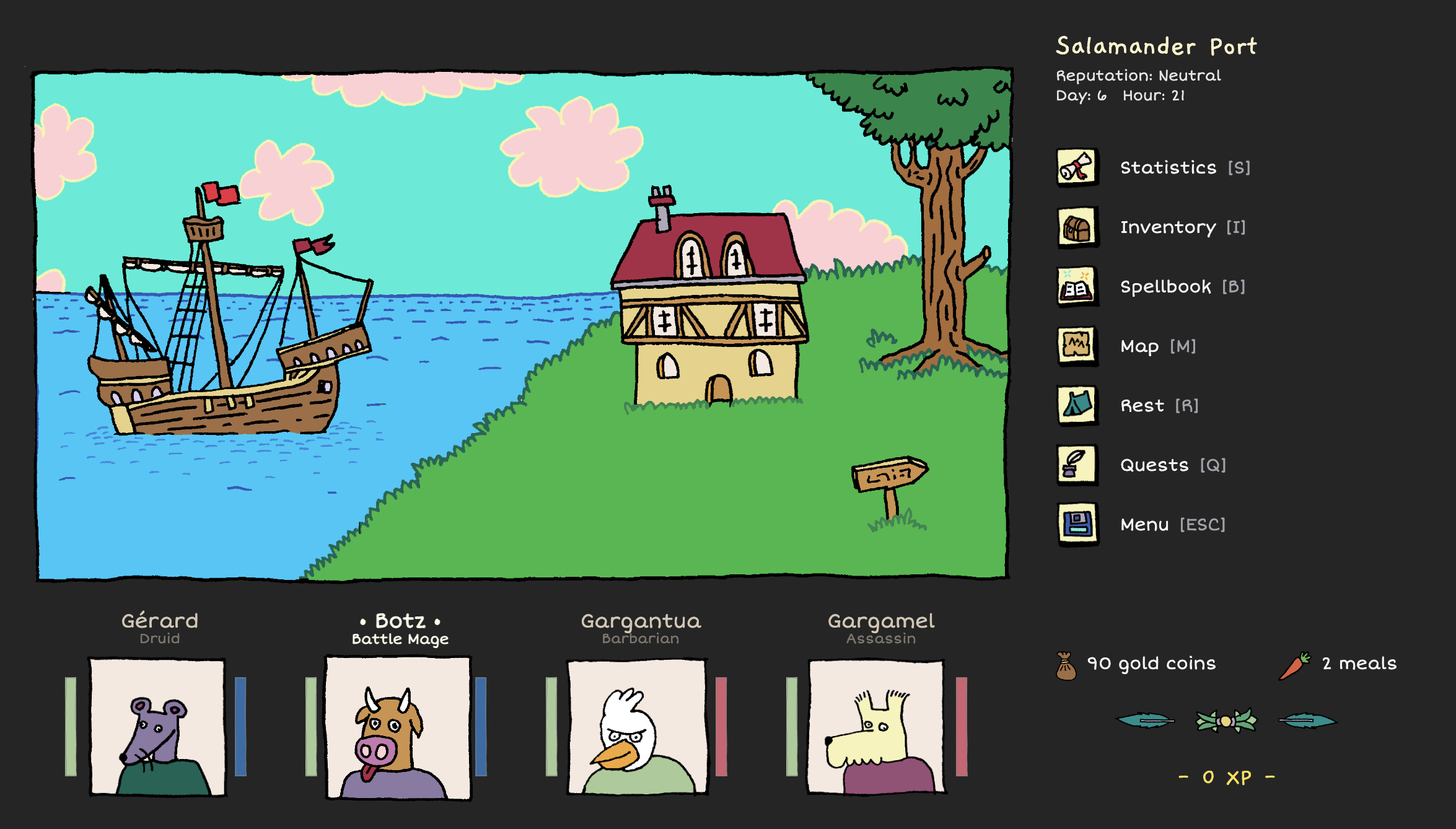 Heroes of the Seven Islands - Screenshot 1