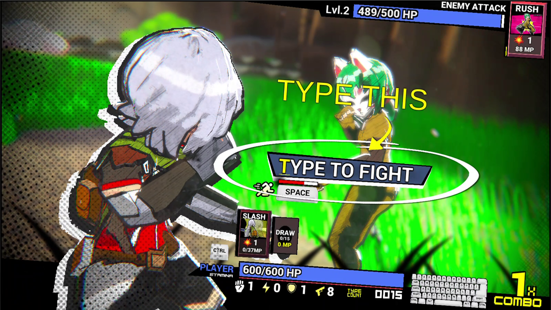 Keyboard Warrior RPG - Screenshot 2