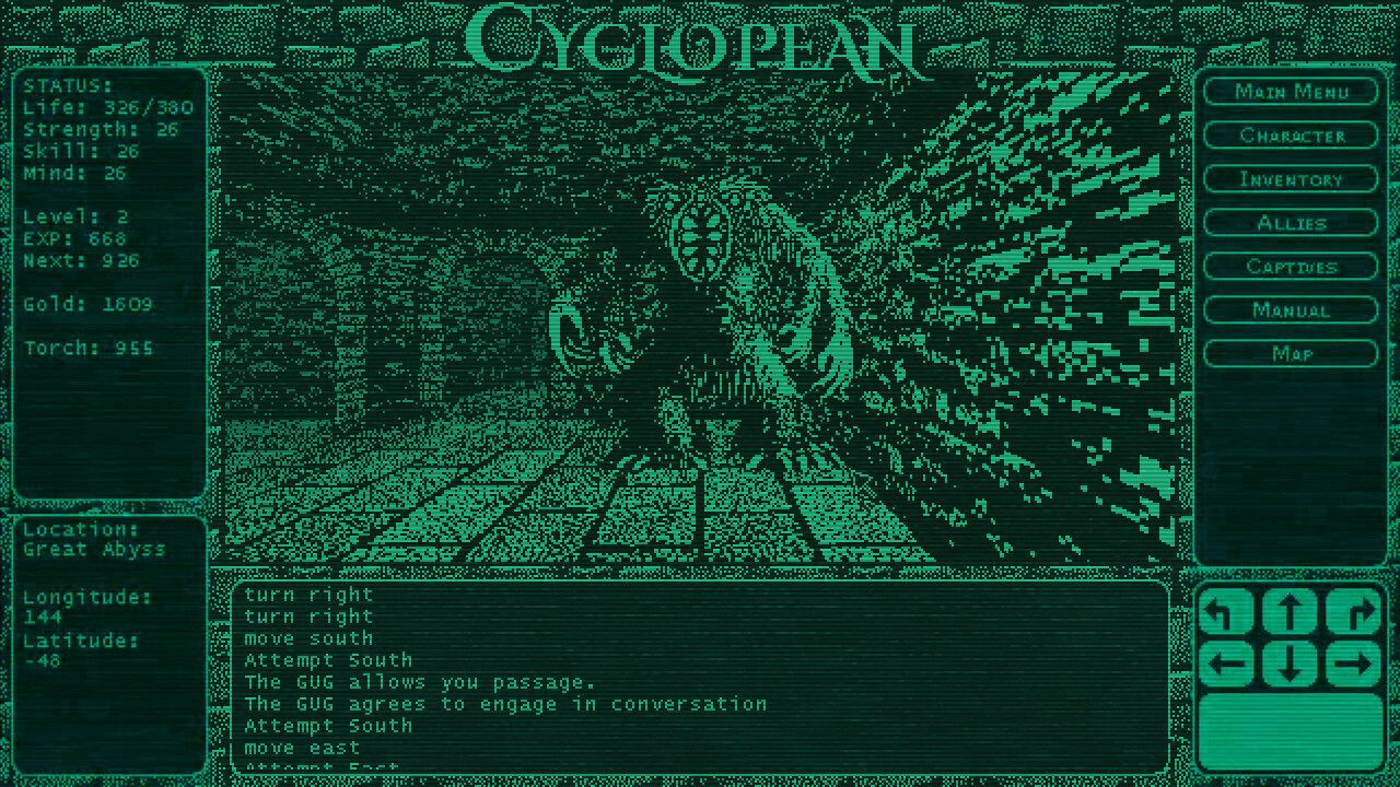 Cyclopean: The Great Abyss - Screenshot 5