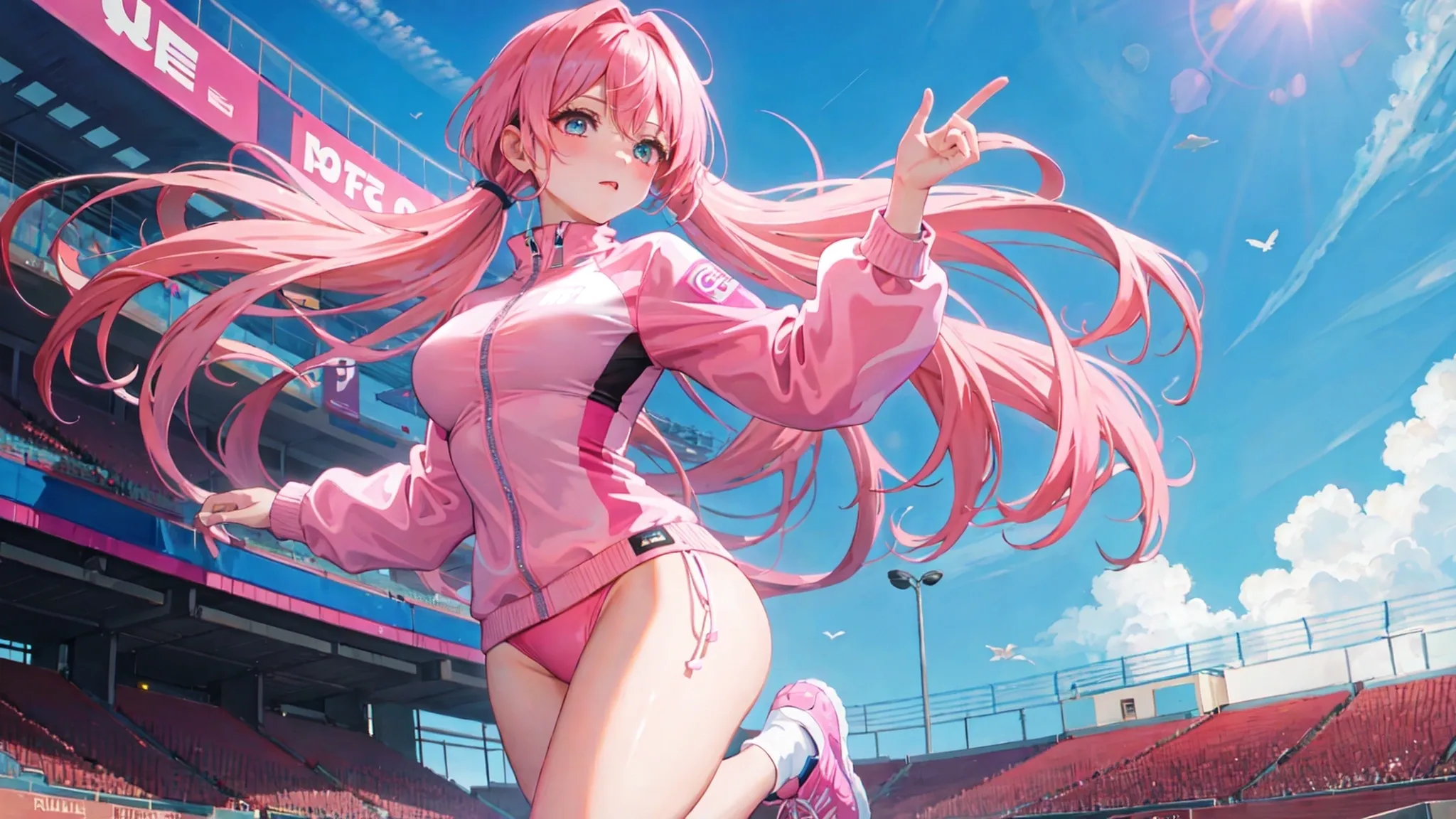 Beautiful Sakura: Running Club - Screenshot 2