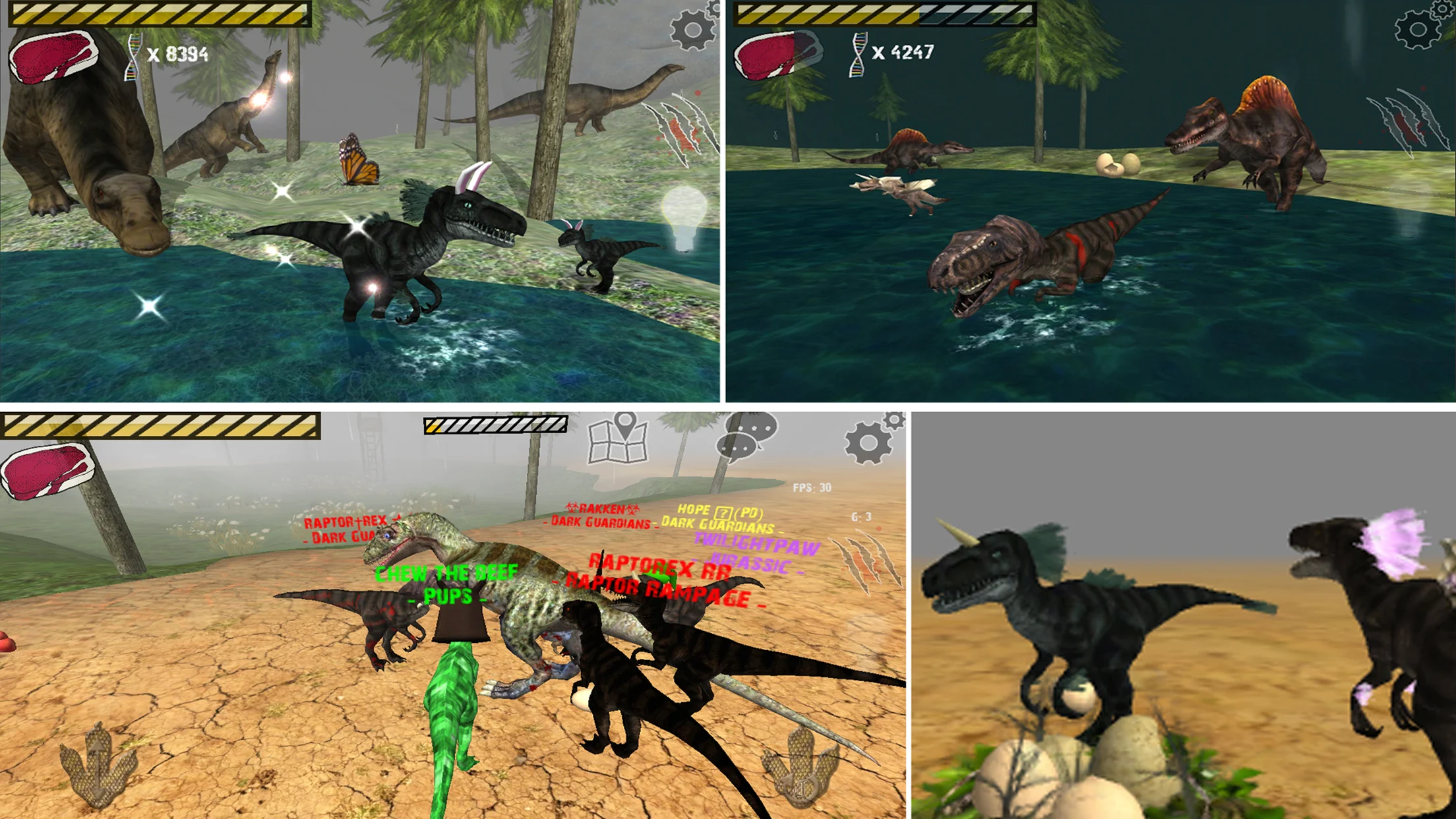 Raptor RPG: Dino Sim - Screenshot 3
