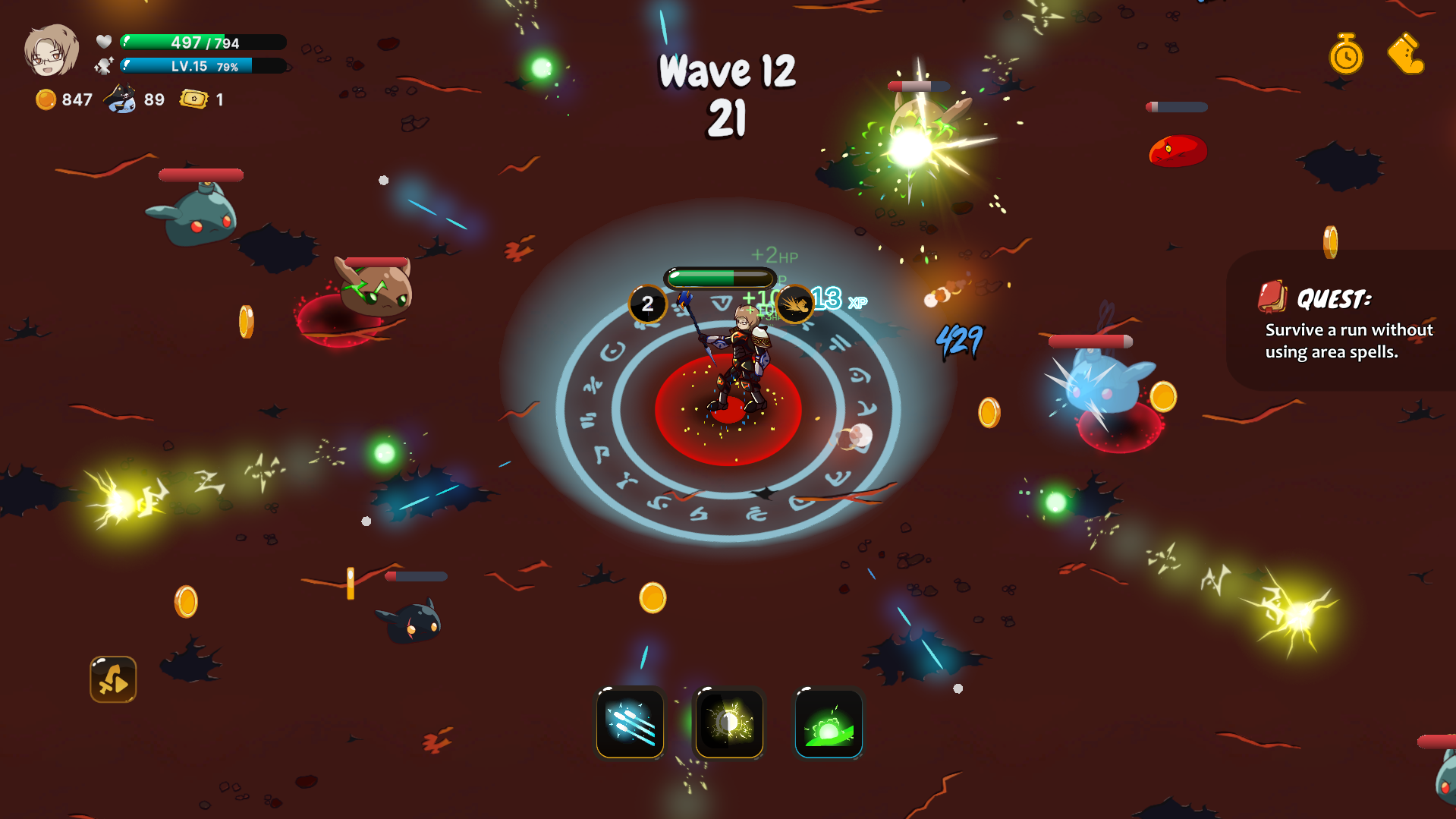 Slime Attack: Survivor - Screenshot 1