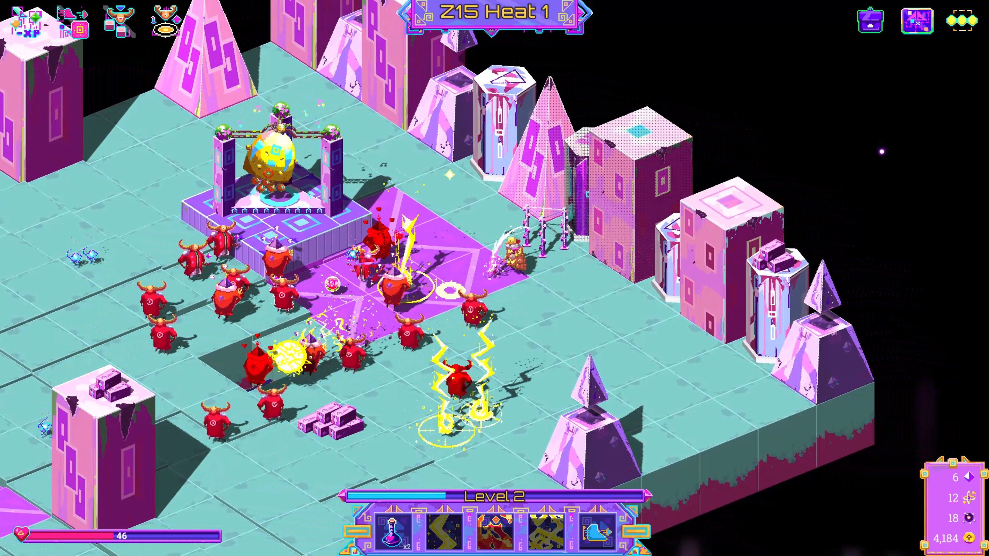 Neon Spellstorm - Screenshot 2