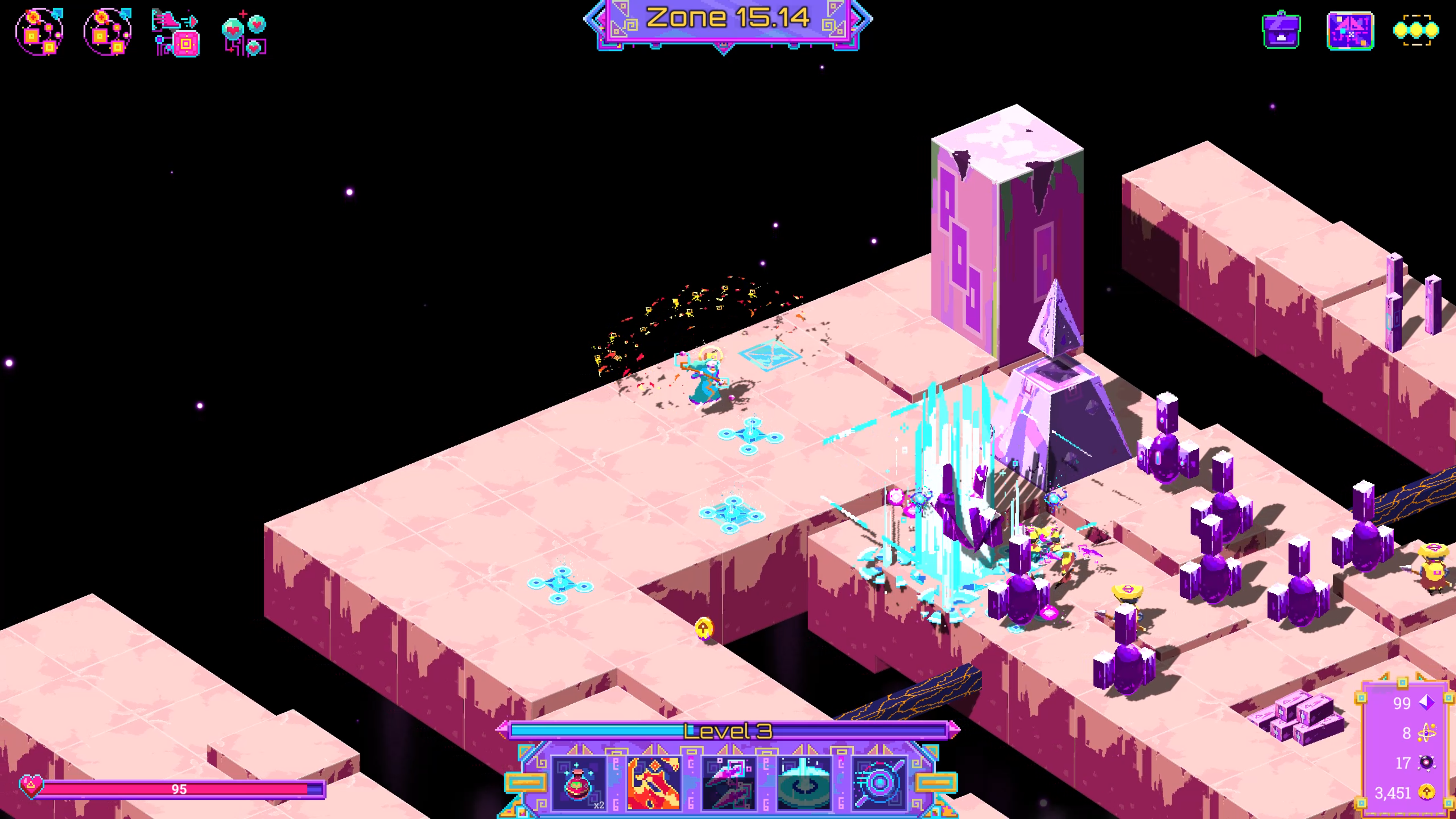 Neon Spellstorm - Screenshot 1