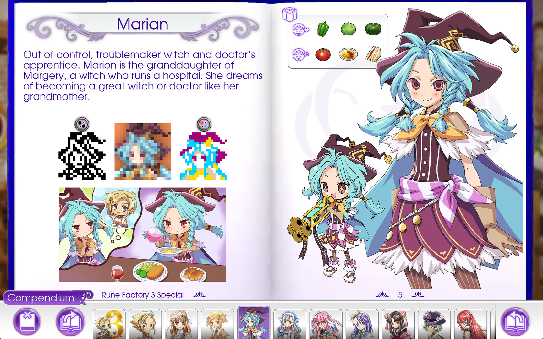 Piczle Cross: Rune Factory - Screenshot 1