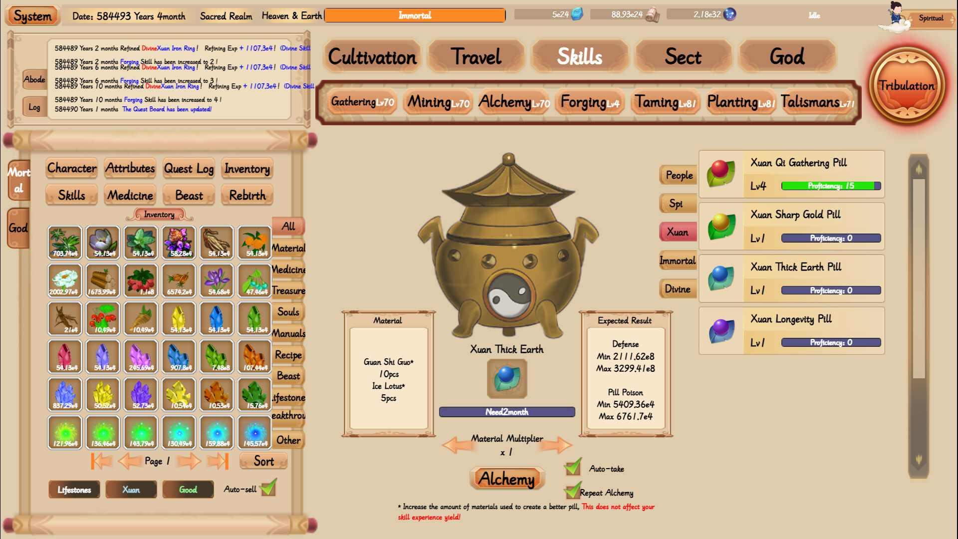 Xiuzhen Idle - Screenshot 1