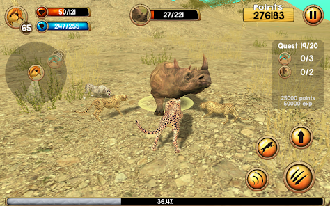 Wild Cheetah Sim 3D - Screenshot 2