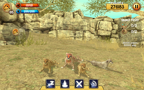 Wild Cheetah Sim 3D - Screenshot 4