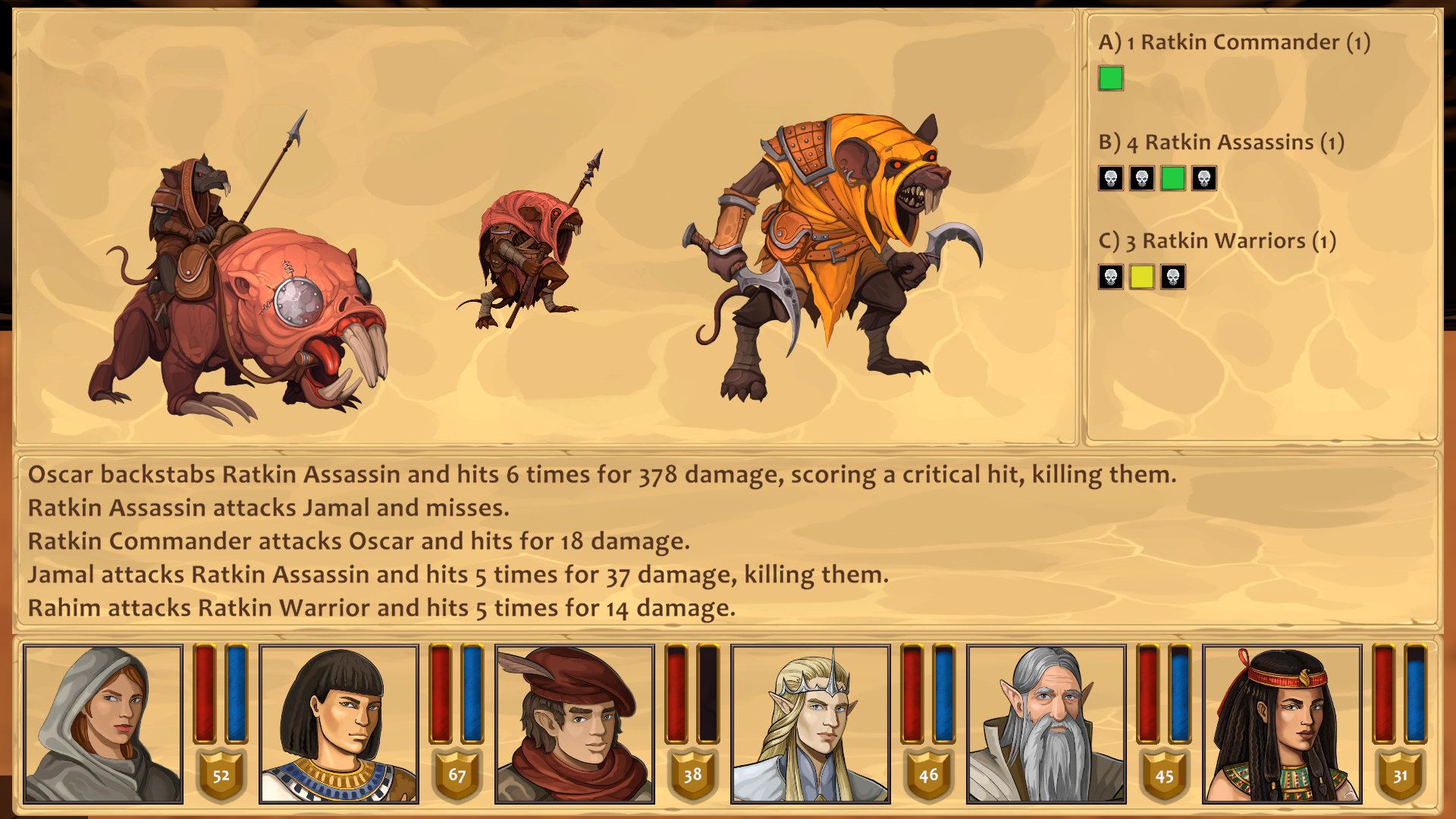 Crossing the Sands - Screenshot 1