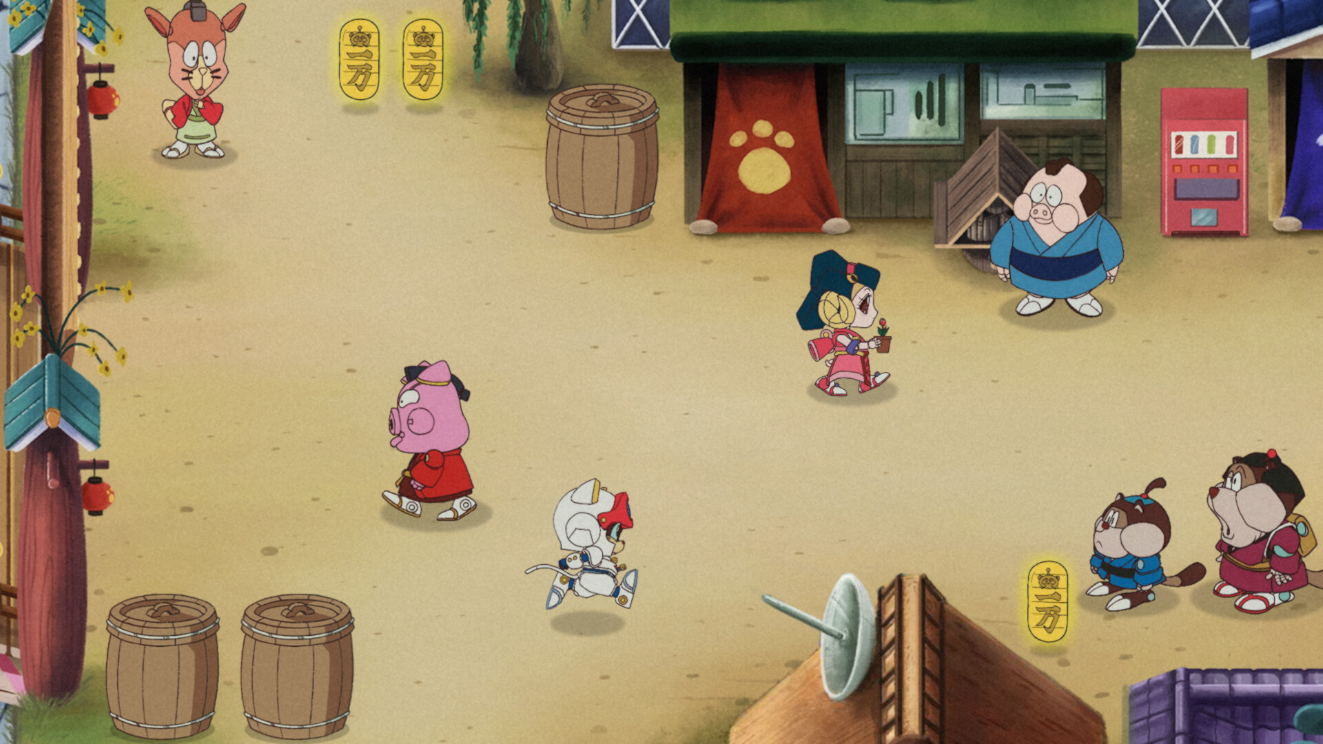 Samurai Pizza Cats: Blast from the Past! - Screenshot 9