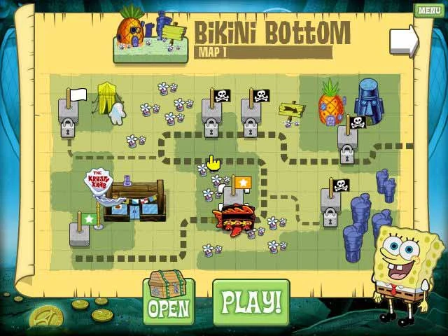 SpongeBob's Atlantis SquarePantis SquareOff - Screenshot 2